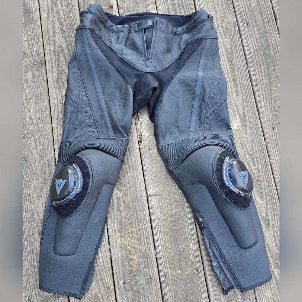 Dainese Black Motorcycle Pants Delta 4